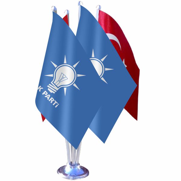 Akp Partisi D�rtl� �zel Masa Bayra��