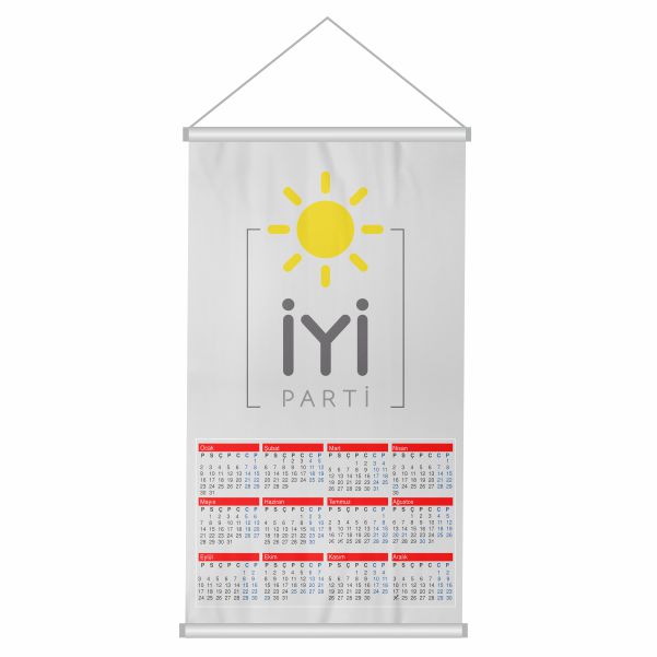 iyi Parti Bez Takvim Dijital Bask� iyi Parti Duvar Takvim